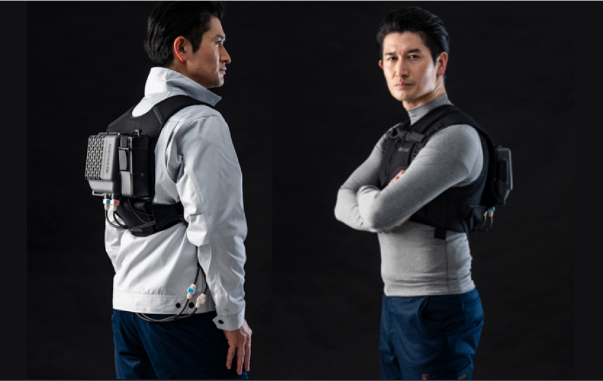 働くカラダを暑熱から守るペルチェ式水冷服「メディエイド